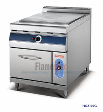 HGZ-90气体法国扁平烤盘烹饪器材与内阁